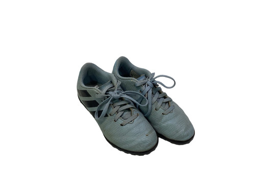 Vist Large View of Product Image Which is Used Adidas Soccer Turf Shoes Carolina Blue Youth 13.0