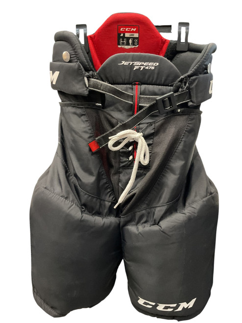 Vist Large View of Product Image Which is Used CCM TACKS CLASSIC JR LARGE HP Junior Pant Black LG