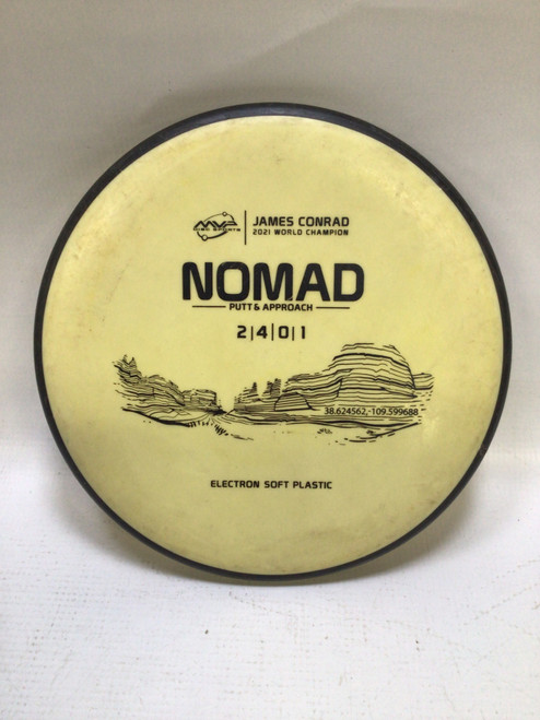 Vist Large View of Product Image Which is Used MVP NOMAD ELECTRON 159G Disc Golf Putter Gold