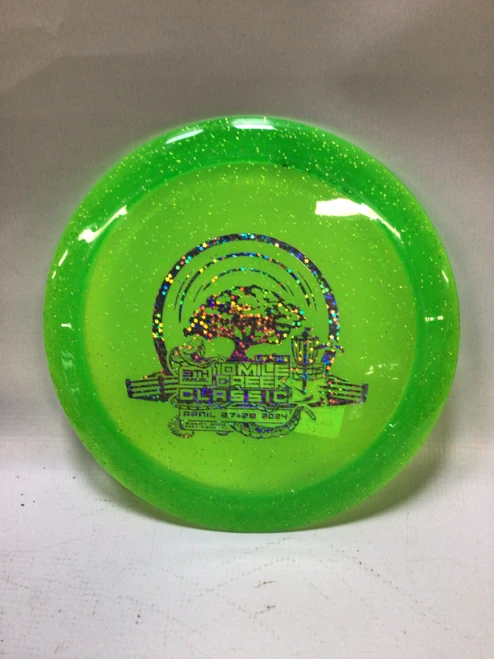 Vist Large View of Product Image Which is Used Innova CHAMP 10 MILE CREEK 170G Disc Golf Driver Neon Green