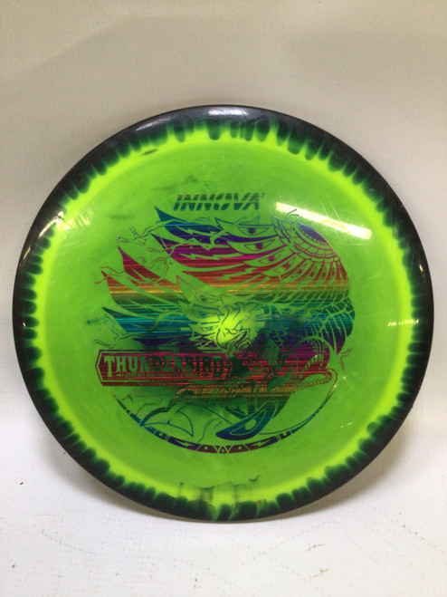 Vist Large View of Product Image Which is Used Innova THUNDERBIRD Disc Golf Driver Green