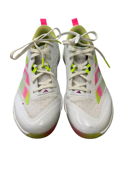 Vist Large View of Product Image Which is Used Adidas ADIZERO INSTINCT BB/SB Cleats White Senior 8.5