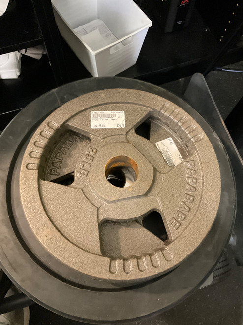 Vist Large View of Product Image Which is Used Olympic Plate (Each) 25 lb