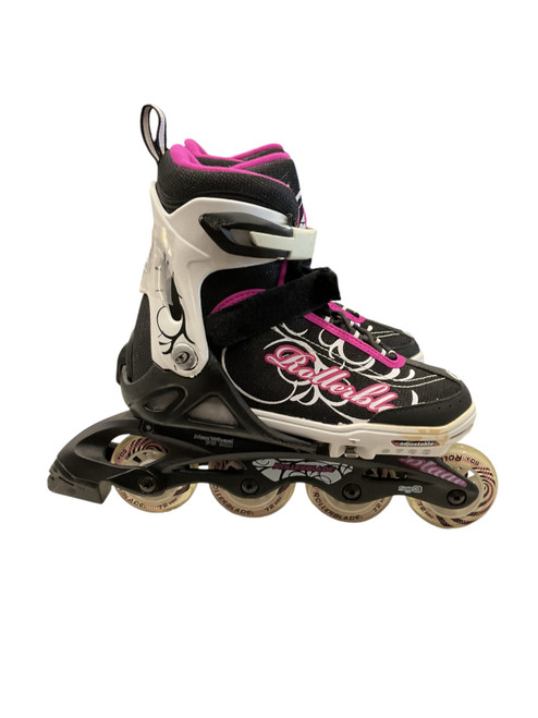 Vist Large View of Product Image Which is Used Rollerblade SPITFIRE XT G 5-8 Senior Rec Fitness Skates Black Adjustable