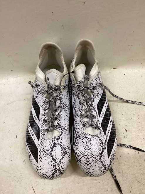 Vist Large View of Product Image Which is Used Adidas ADIZERO LAX Cleats Mens Black And White Senior 9.5