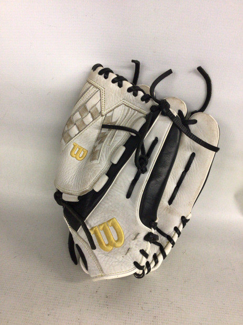 Vist Large View of Product Image Which is Used Wilson A09RF2201125 BB/SB Glove LH Throw Black 12 1/2"