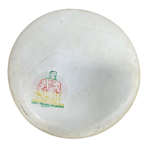 Vist Large View of Product Image Which is Used GLOW BAGBAR Disc Golf Putter White