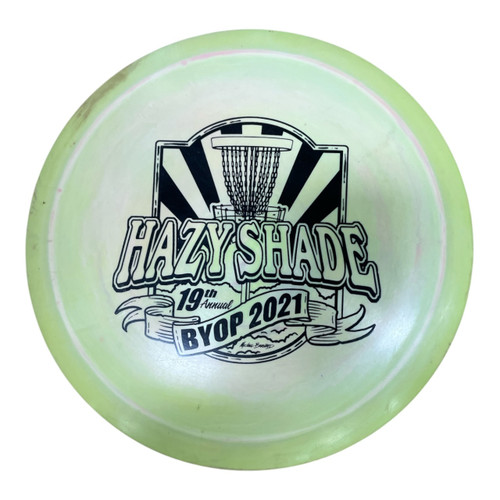 Vist Large View of Product Image Which is Used HAZY SHADE Disc Golf Driver Yellow