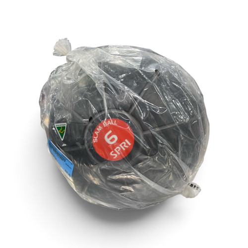 Vist Large View of Product Image Which is Used SPRI Slam Ball Black 6 lb, full view