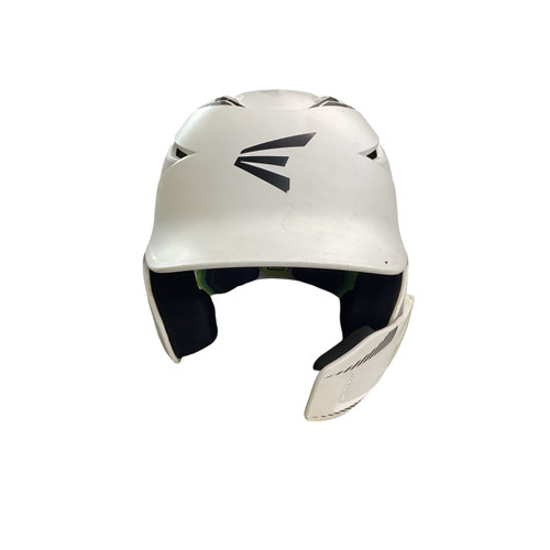 Vist Large View of Product Image Which is Used Easton ELITE 6 5/8 - 7 1/4 W/ JAWGUARD Batting Helmet No Mask White XL