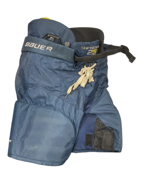 Vist Large View of Product Image Which is Used Bauer SUPREME 25 PRO Youth Pant Navy Blue MD
