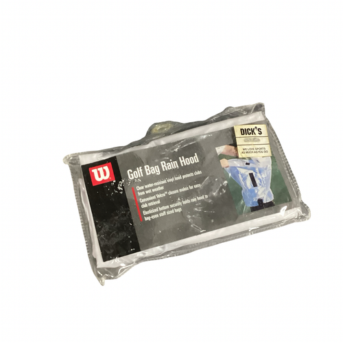 Vist Large View of Product Image Which is Used Wilson GOLF BAG RAIN HOOD Golf Accessory