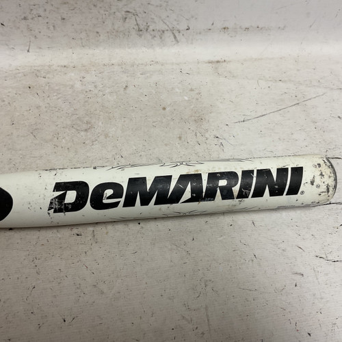 Vist Large View of Product Image Which is Used Demarini BRUISER Slowpitch Bat White 34"