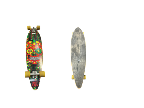 Vist Large View of Product Image Which is Used SPEED DEMONS 41 IN Longboard Red Long