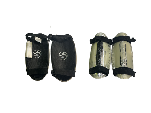 Vist Large View of Product Image Which is Used Adidas Soccer Shin Guards Adult Pearl LG