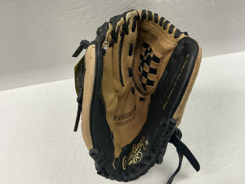 Vist Large View of Product Image Which is Used Rawlings Playmaker Series PM105RB Baseball Glove LH Throw Black 10 1/2"
