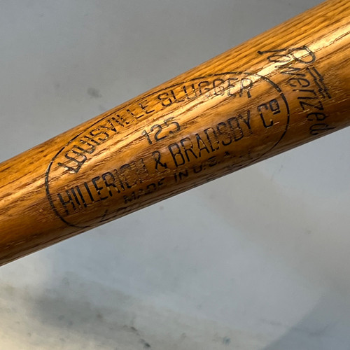 Vist Large View of Product Image Which is Used Louisville Slugger POWERIZED BB/SB Wood Bat 33"