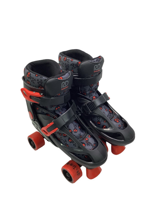 Vist Large View of Product Image Which is Used RollerDerby ADJ 3-6 Junior Roller Quad Skates Black Adjustable