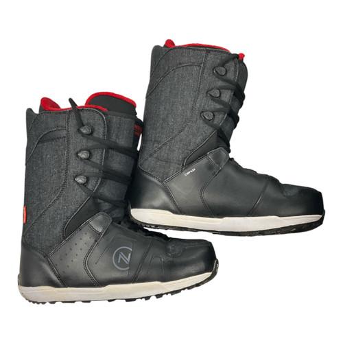Vist Large View of Product Image Which is Used Nidecker CHARGER Mens Snowboard Boots Black Senior 10
