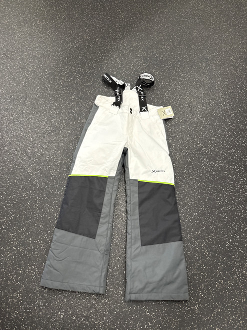 Vist Large View of Product Image Which is Used Arctix NWT KIDS RUN AROUND BIB Snow Bibs Y White MD