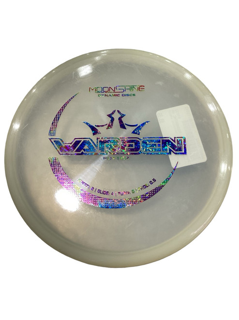 Vist Large View of Product Image Which is Used Dynamic Discs MOONSHINE WARDEN Disc Golf Putter White