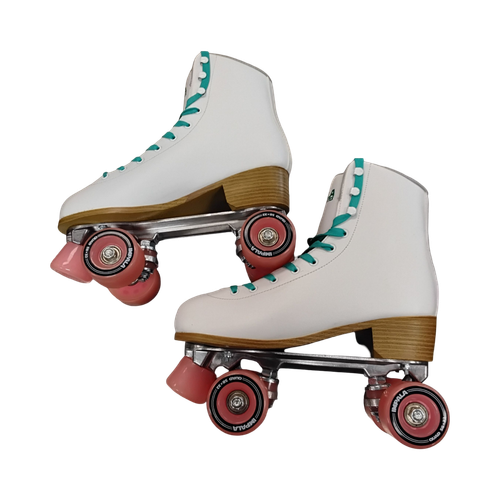 Vist Large View of Product Image Which is Used Impala SIDEWALK Senior Roller Quad Skates White Senior 10