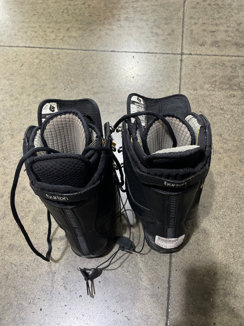 Vist Large View of Product Image Which is Used Burton SAPPHIRE Womens Snowboard Boots Black Senior 7.5