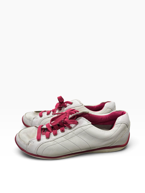 Vist Large View of Product Image Which is Used Ecco Womens Golf Shoes White Senior 8.5