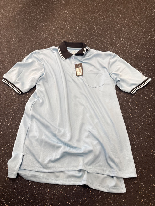 Vist Large View of Product Image Which is Used Champro NWT BSR1 UMPIRE SHIRT Umpire Accessories Carolina Blue XL
