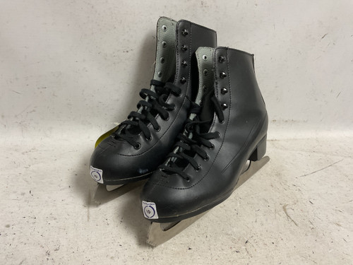 Vist Large View of Product Image Which is Used Lake Placid CASCADE Mens Figure Skate Black Senior 10