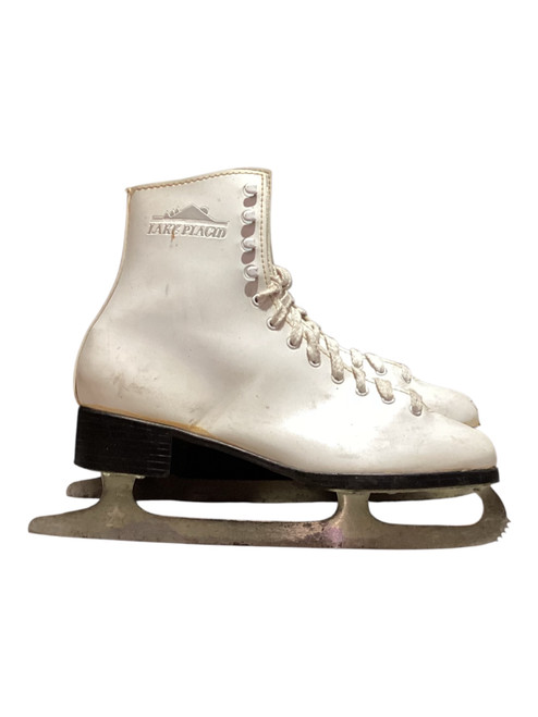 Vist Large View of Product Image Which is Used Lake Placid FIGURE SKATES WomensFigure Skate White Senior 10