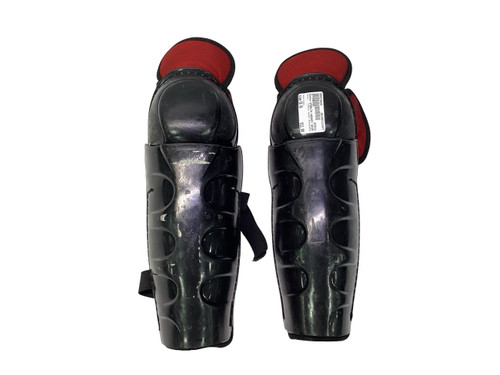 Vist Large View of Product Image Which is Used Easton STEALTH HOCKEY SHINGUARDS Intermediate Shin Guards Black 16"