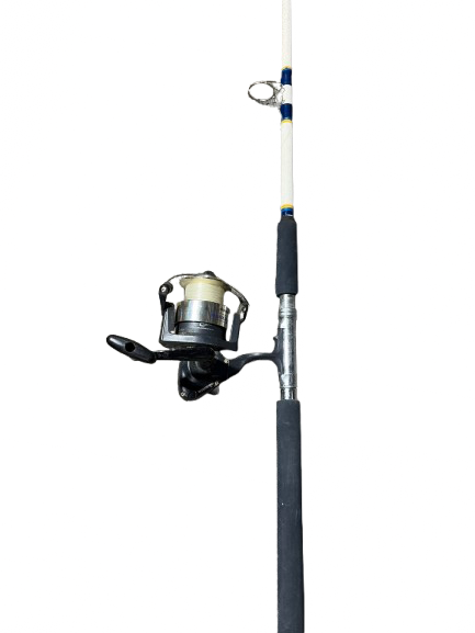 Vist Large View of Product Image Which is Used Okuma OKUMA ACUADOR FS80 SPIN COMBO Rod and Reel Combo