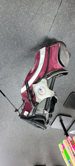 Vist Large View of Product Image Which is Used US Kids UL 60 STAND Teen Stand Bag Maroon