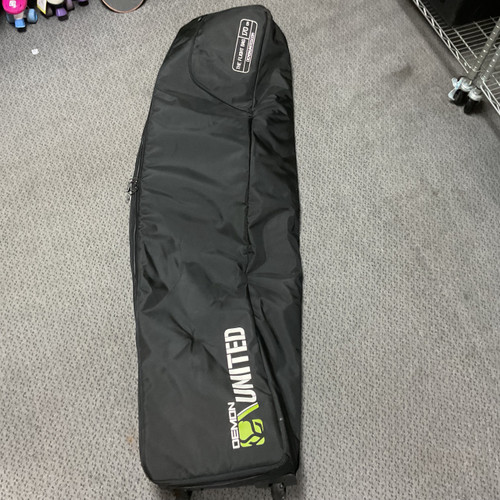 Vist Large View of Product Image Which is Used Demon UNITED THE FLIGHT BAG Wheeled Snowboard Bag Black