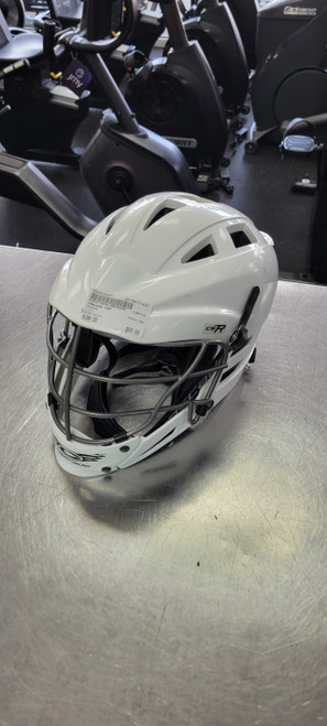 Vist Large View of Product Image Which is Used Cascade CPV R S/M Lacrosse Helmet White S/M