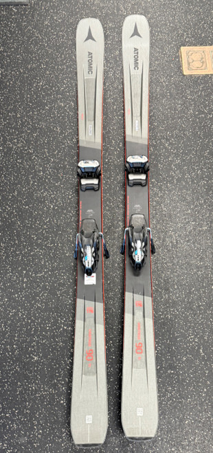 Vist Large View of Product Image Which is Used Atomic VANTAGE 90 TI Mens DH Ski/Binding Black And Red 176 cm