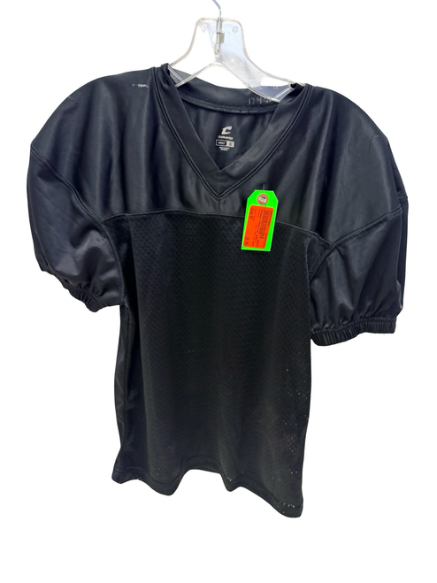 Vist Large View of Product Image Which is Used Champro Adult Football PRACTICE JERSEY Black SM