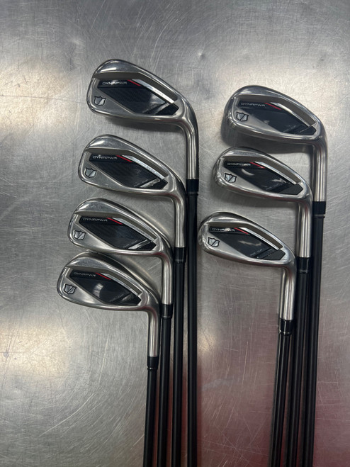 Vist Large View of Product Image Which is Used Wilson DYNAPWR MAX 6-PW/GW/SW Mens Package Set RH None 7 Piece