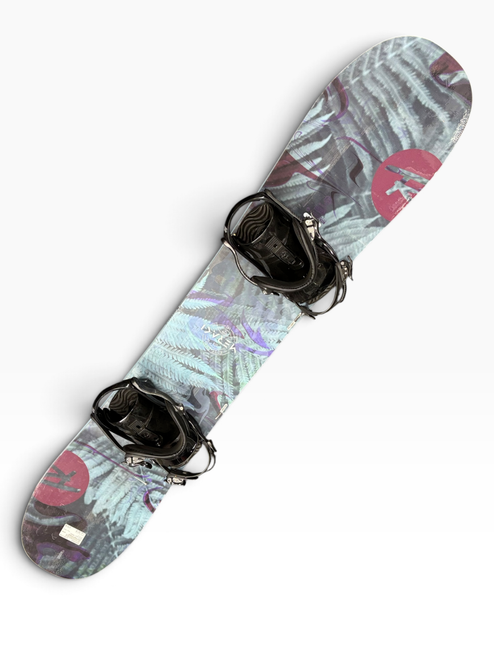 Vist Large View of Product Image Which is Used Rossignol MERAKI Girls Snowboard Navy Blue 145 cm
