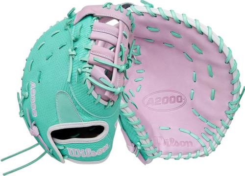 Vist Large View of Product Image Which is NEW WILSON A2000 “FP1620” RH THROW 12.5” FASTPITCH SOFTBALL FIRST BASE MITT