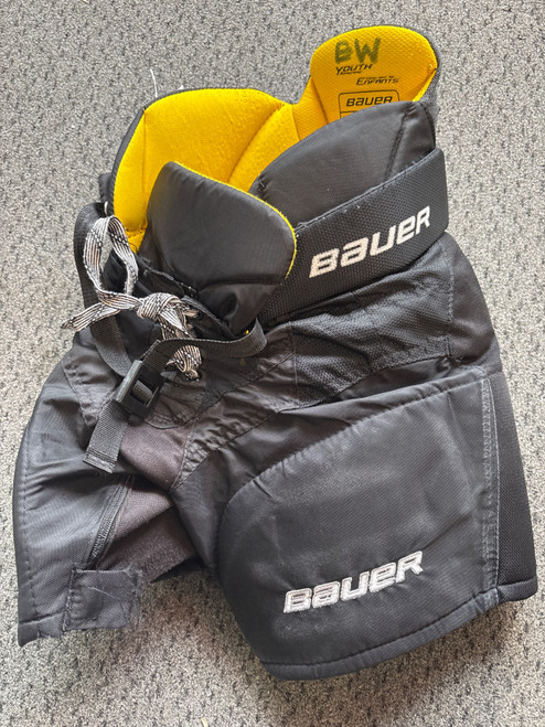 Vist Large View of Product Image Which is Used Bauer SUPREME MX3 PANTS Youth Pant Black SM
