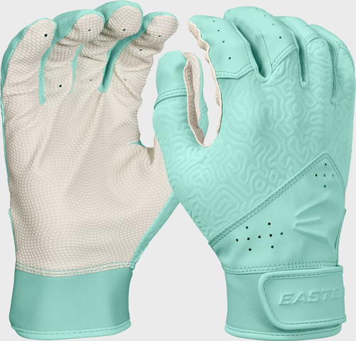 Vist Large View of Product Image Which is Easton Fundamental 2.0 Fastpitch Softball Batting Gloves, Mint/White