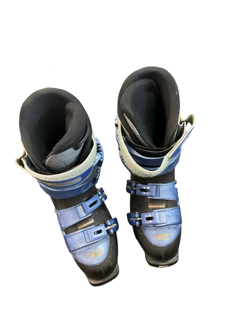 Vist Large View of Product Image Which is Used Rossignol ENERGY Mens DH Ski Boot Royal Blue 255 MP - M07.5 - W08.5