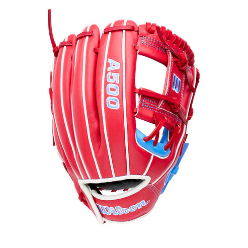 Vist Large View of Product Image Which is New Wilson A500 BB/SB Glove LH Throw None 11"