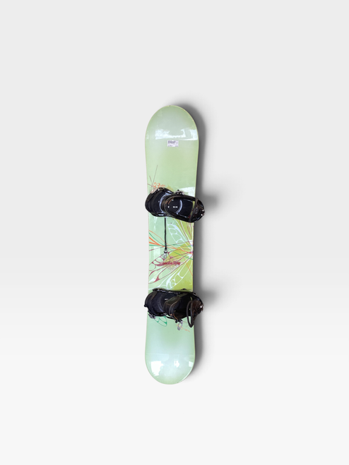 Vist Large View of Product Image Which is Used Burton FEATHER 50 Womens Board/Bindings Green 135 cm