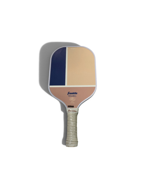 Vist Large View of Product Image Which is Used Franklin MAX GRIT Pickleball Racquet Tan
