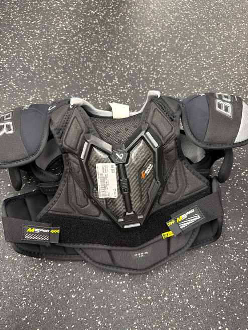 Vist Large View of Product Image Which is Used Bauer SUPREME M5PRO SHOULDER Junior Shoulder Pads LG