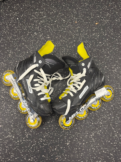 Vist Large View of Product Image Which is Used Bauer Roller Hockey Skates Black Senior 7