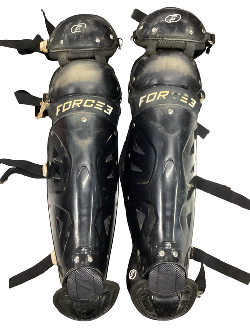 Vist Large View of Product Image Which is Used FORCE3 Catchers Leg Guards Black Adult